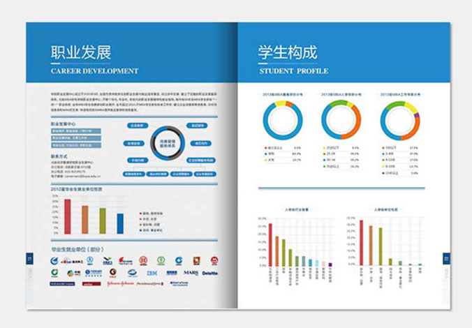 北京航空航天大学MBA  北京画册设计 专业宣传册设计 北京彩页设计