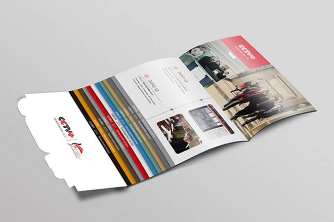 CCTV+五周年   宣传册设计   公司宣传册设计  企业画册设计